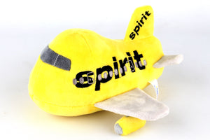 Spirit Airlines plush airplane by Daron toys for children ages 3 and up