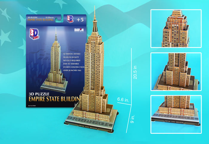 CF048H Empire State Building 3d puzzle 55 pieces