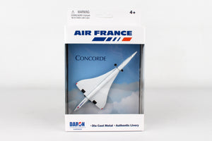 Air France Concorde die cast metal airplane model for children ages 3 and up