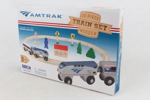 Amtrak wooden train set by Daron toys