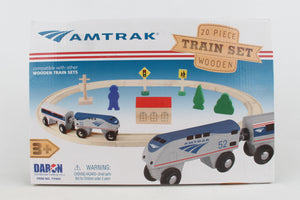 Daron Amtrak wooden train set for children