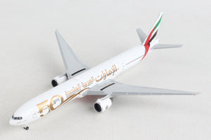 HERPA EMIRATES 777-300ER 1/500 50TH ANNIVERSARY