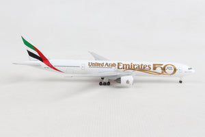 HERPA EMIRATES 777-300ER 1/500 50TH ANNIVERSARY