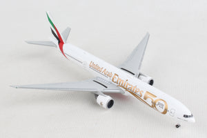 HERPA EMIRATES 777-300ER 1/500 50TH ANNIVERSARY