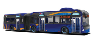 NY13405 MTA Volvo Articulated bus