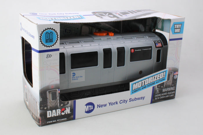 NY24000-1  MTA MOTORIZED SUBWAY CAR W/LIGHTS & SOUND