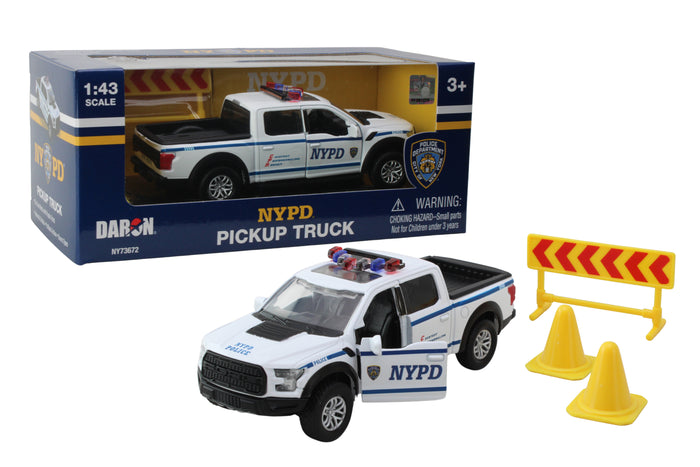 NY73672 NYPD PICKUP TRUCK 1/43