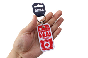 TL1519  AIRPORT KEYCHAINS YYZ TORONTO