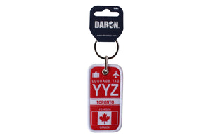 TL1519  AIRPORT KEYCHAINS YYZ TORONTO