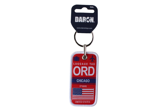 TL1520 AIRPORT KEYCHAINS CHICAGO ORD