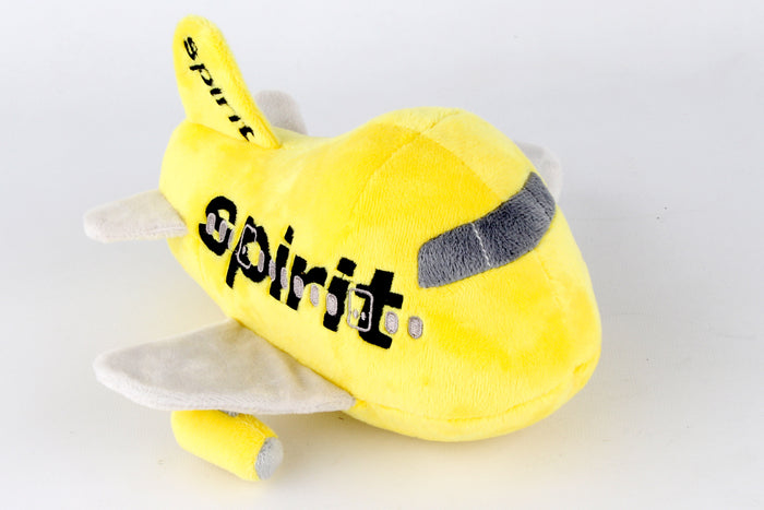 MT025 Spirit Airlines plush airplane by Daron Toys