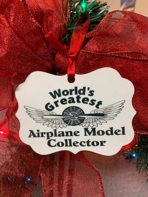 World's Greatest Airplane Model Collector Ornament