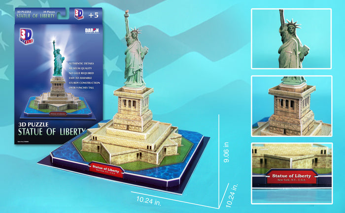 CF080H Statue of Liberty 3d puzzle 39 pieces