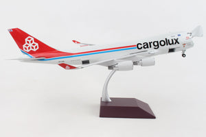 GEMINI200 CARGOLUX 747-400ER 1/200 INTERACTIVE REG#LX-LXL **