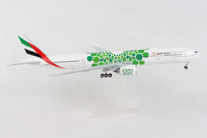 HERPA EMIRATES 777-300ER 1/200 EXPO 2020 SUSTAINABILITY **