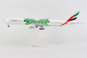 HERPA EMIRATES 777-300ER 1/200 EXPO 2020 SUSTAINABILITY **