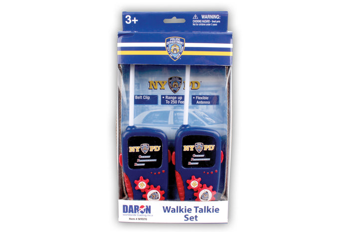 NY070 NYPD Walkie Talkie playset by Daron Toys