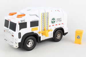 NY206006 NYC Sanitation Garbage Truck w/lights & sound by Daron Toys