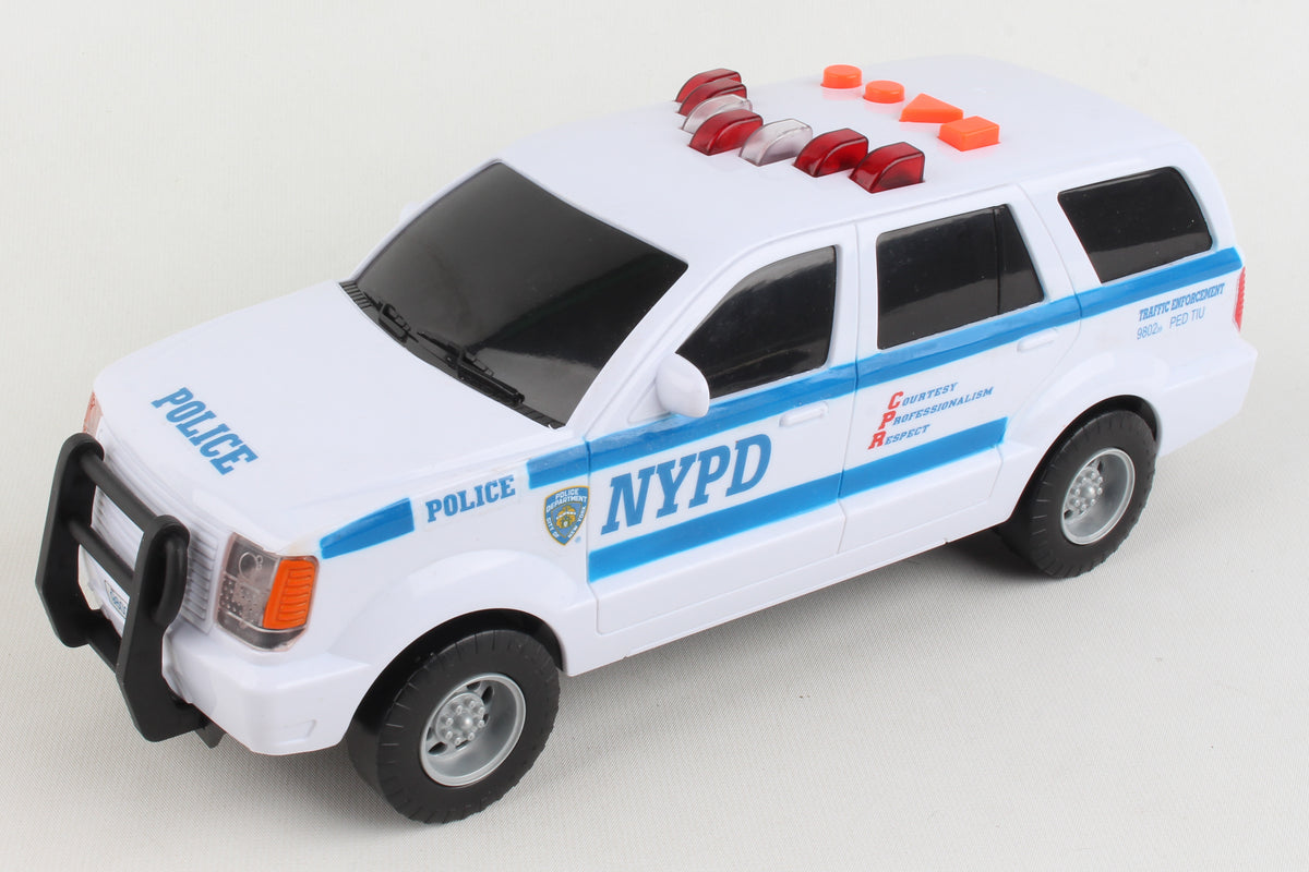 NY28100-2 NYPD Motorized SUV w/lights & sound by Daron Toys