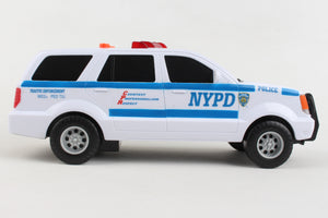 NY28100-2 NYPD Motorized SUV w/lights & sound by Daron Toys
