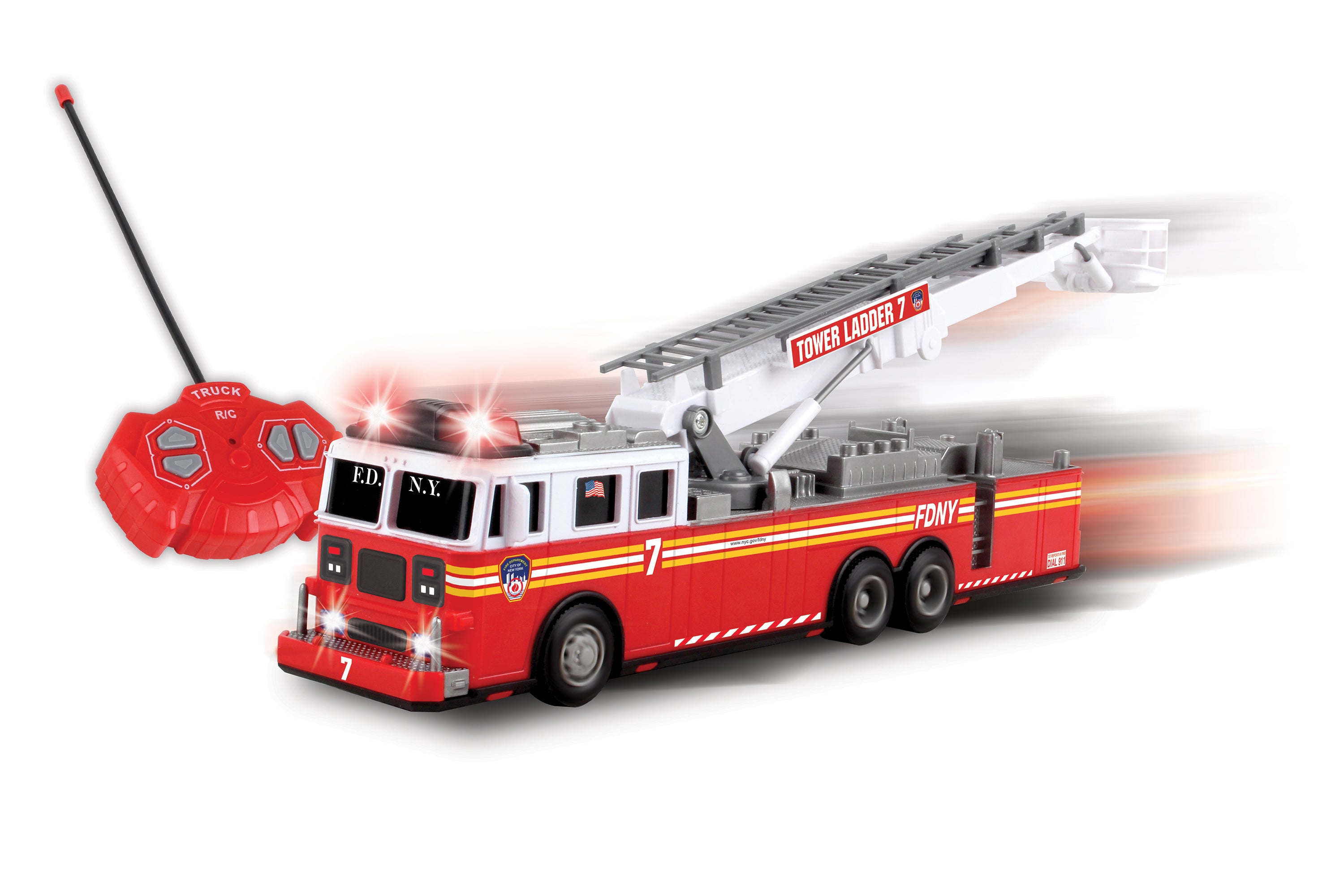  EERSTA 360 Degree Rotation, Fire Engine Model Toy with