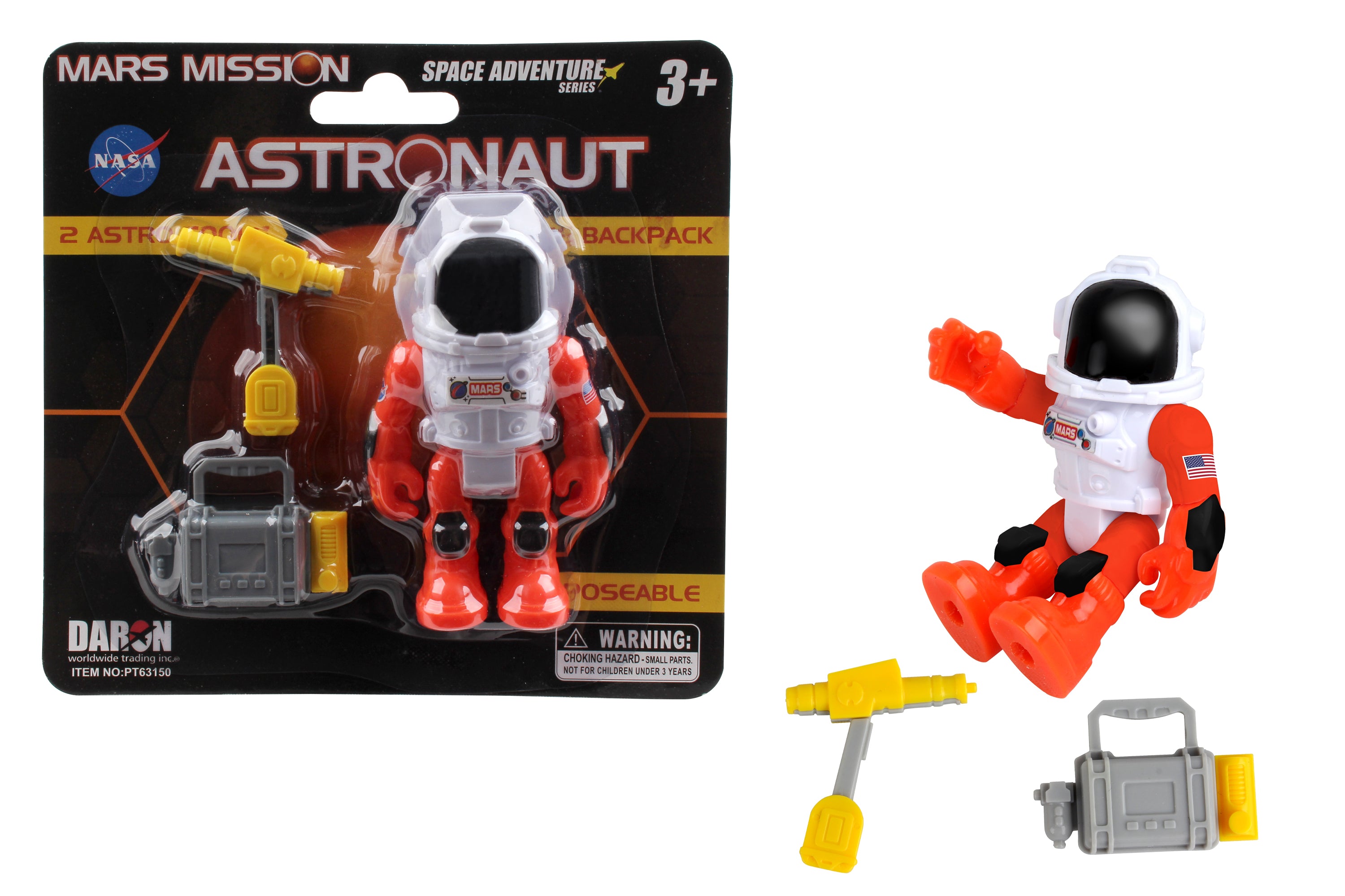 PT63150 Space Adventure Mars Mission Astronaut w/tools by Daron Toys