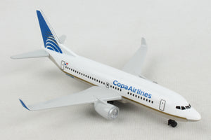 Copa Airlines die cast airplane toy
