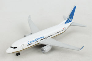 Copa Airlines die cast plane model for children ages 3 and up