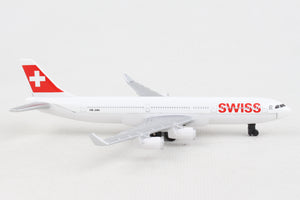 Swiss die cast airplane model by Daron