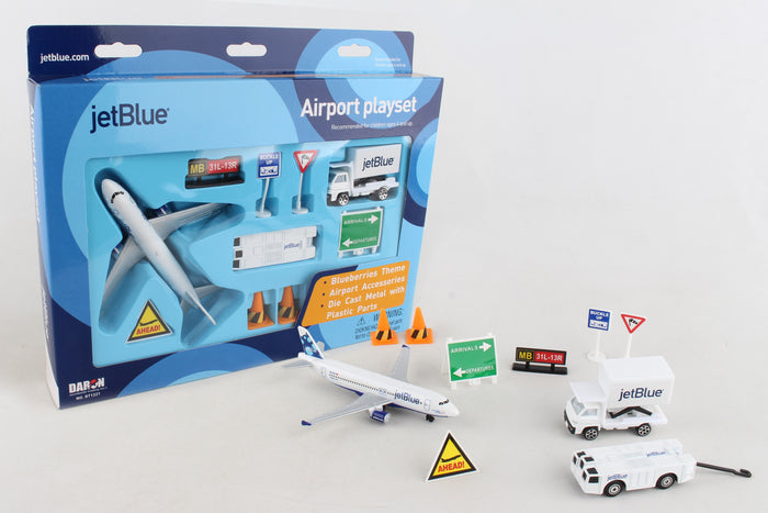 RT1221 JETBLUE Airways Airport Playset by Daron Toys