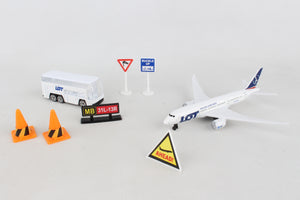 RT3511 LOT Airlines Playset by Daron Toys