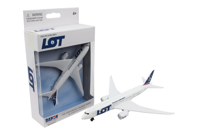 RT3514 LOT Airlines Single Plane by Daron Toys
