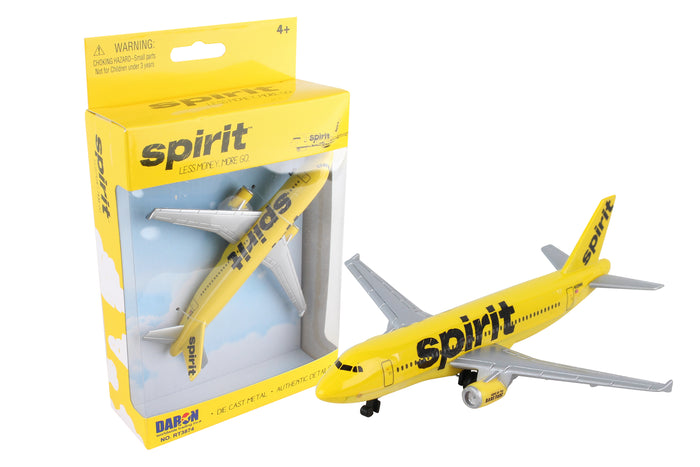 RT3874 Spirit Airlines Single Plane by Daron Toys
