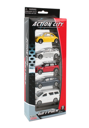 RT38872S Street Car 5 Piece Vehicle Gift pack by Daron Toys