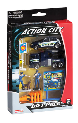 RT38941P Police Department 10 Piece Gift Set by Daron Toys