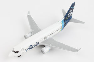 Alaska Airlines die cast single plane new livery