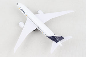 Daron Lufthansa die cast single plane model for children ages 3 and up