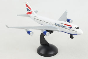 British Airways die cast airplane model toy