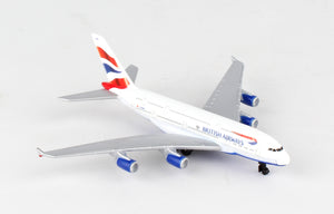 British Airways die cast single plane for children ages 3 and up