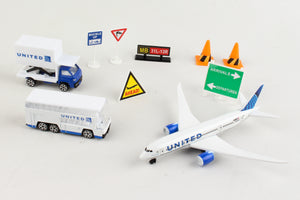 RT6261-2 United Airlines Playset by Daron Toys