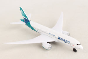 Westjet single plane die cast model