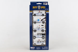 RT8610 NYPD 5 Piece Vehicle Gift Set by Daron Toys