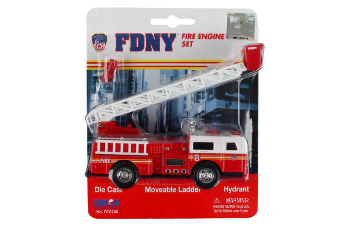 RT8790 FDNY Ladder Truck Playset by Daron Toys