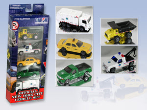 RT8925 New York City Official 5 Piece Vehicle Gift Pack by Daron Toys