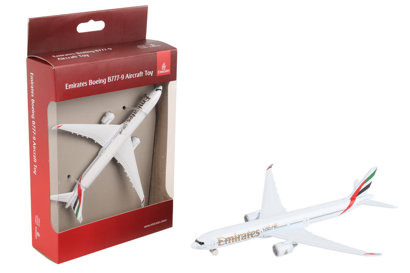 emirates toy plane set