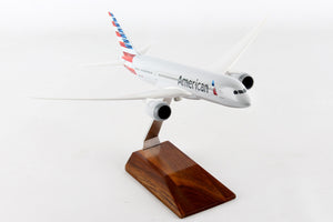 SKR5088 SKYMARKS AMERICAN 787-8 1/200 W/WOOD STAND - SkyMarks Models