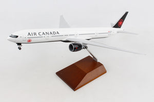 SKR5144 SKYMARKS AIR CANADA 777-300 1/200 W/GEAR & WOOD STAND - SkyMarks Models