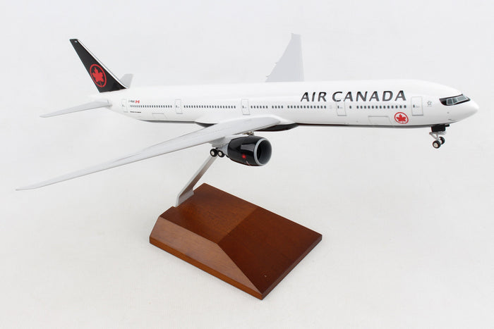 SKR5144 SKYMARKS AIR CANADA 777-300 1/200 W/GEAR & WOOD STAND