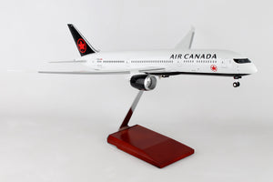 SKR9004 SKYMARKS SUPREME AIR CANADA 787-9 1/100 W/WOOD STAND & GEAR - SkyMarks Models