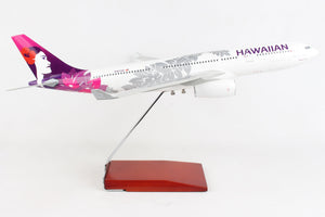 SKR9201 SKYMARKS HAWAIIAN A330-200 1/100 W/WOOD STAND & GEAR